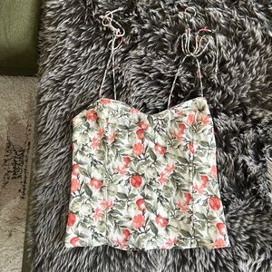 NWOT_ ABERCROMBIE & FITCH PEACH TIE STRAP CAMI SIZE XS